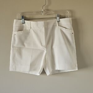 White House Black Market Cream Women's Shorts